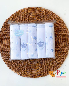 Imagem do Kit Enxoval para Bebê Menino 14 Peças – Linha Reininho Minasrey | Azul Bebê