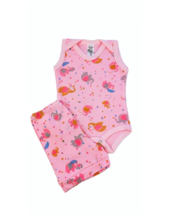 Conjunto Body Regata + Short Estampado Menina - loja online