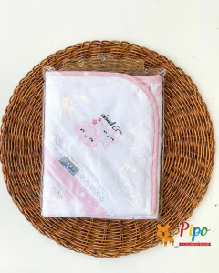 Imagem do Kit Enxoval para Bebê Menina 15 Peças – Linha Alvinha Minasrey | Rosa