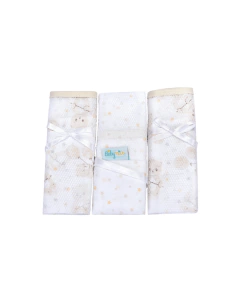 Saquinho maternidade kit com 3 unidades Baby Nice Neutro na internet