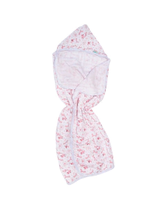 Toalhão soft estampado duas camadas Baby Nice Menina