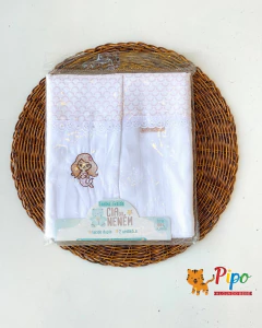 Kit Enxoval para Bebê Menina 17 Peças – Linha Cia do Nenem Estampado Minasrey | Rosa na internet