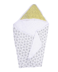 Toalha de Banho Soft com capuz Composê Neutro