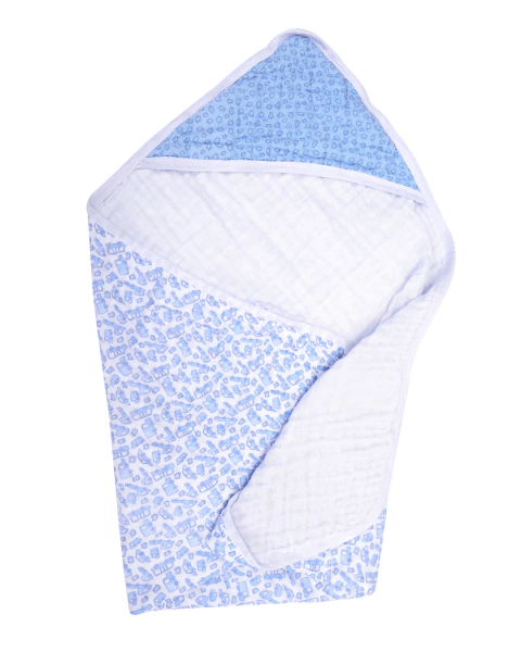 Toalha de Banho Soft com capuz Composê Menino