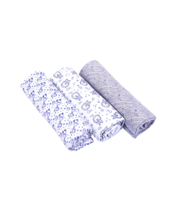 Cueiro manta pacote com 3 unidades Composê Menino - comprar online