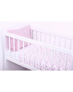 Jogo de mini berço com 3 pecas Composê Menina