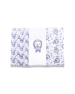 Pano de boca com 3 unidades pacote Composê Menino - comprar online