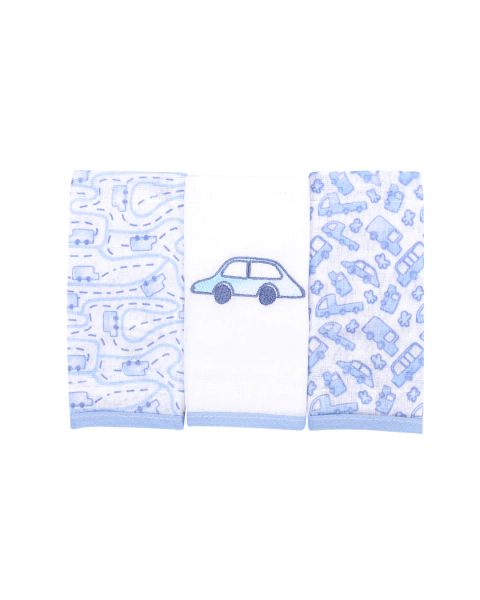 Pano de boca com 3 unidades pacote Composê Menino