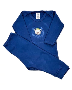 Conjunto Body Manga Longa + Calça Mijão Lisa Menino - comprar online