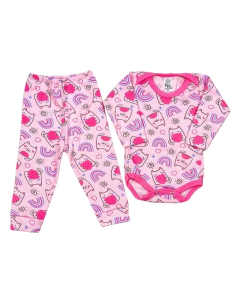 kit conjunto de body manga longa feminino na internet