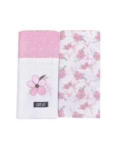 Cueiro manta com 2 unidades pacote Loupiot Menina - comprar online