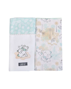 Cueiro manta com 2 unidades pacote Loupiot Neutro - comprar online