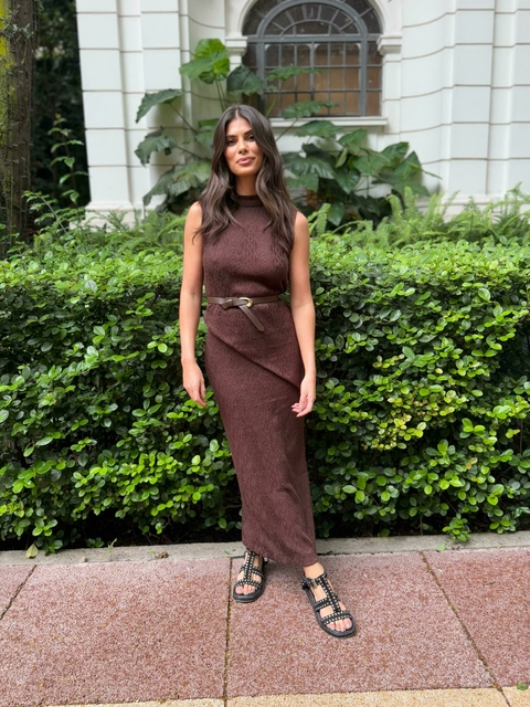 Saia Andrea - Marrom - comprar online