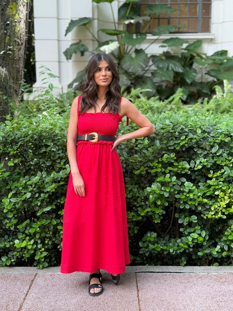 Vestido Adele - Vermelho - comprar online