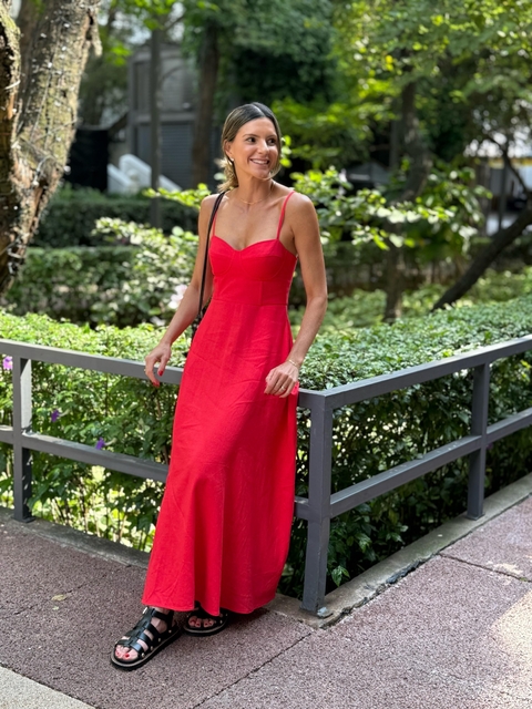 Vestido Esther - Vermelho - comprar online