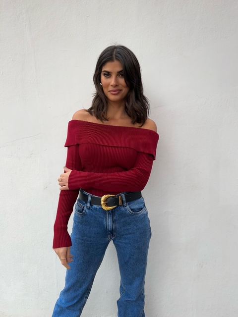 Blusa tricot Giuliana - Marsala