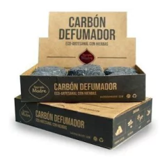 Carbón defumador eco artesanal con hierbas