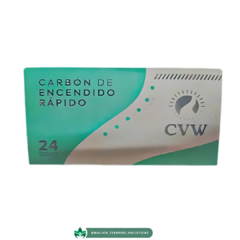 Carbones vegetales CVW x24u redondos - comprar online