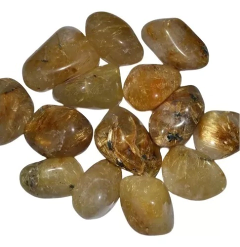 CUARZO RUTILADO ROLADO