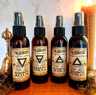 PERFUMES ESOTERICOS MORGANA "CUATRO ELEMENTOS"