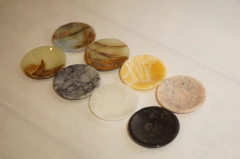 PLATO PORTA VELA DE ONIX - comprar online