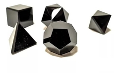 SOLIDOS PLATONICOS DE OBSIDIANA - comprar online
