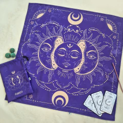 PAÑOS PARA LECTURA DE TAROT, ORACULO, PENDULO, RUNAS