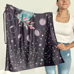 Imagen de Ruana de lanilla - diseño holistico -