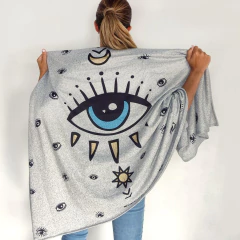 Ruana de lanilla - diseño holistico - - tienda online