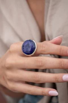 ANILLO HINDÚ PIEDRA REDONDA en internet