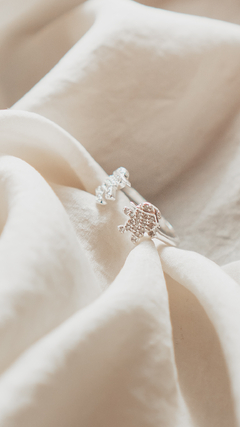 ANILLO PLATA Y MICROPAVE NENE - comprar online