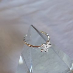 ANILLO FLOR CUBIC