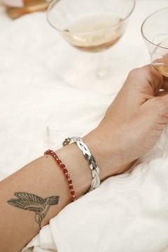 PULSERA ACERO TRENZADA - comprar online
