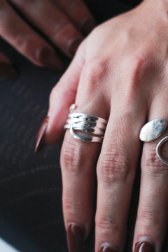 ANILLO PLATA ENREDADO
