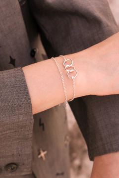 PULSERA DOBLE CIRCULOS