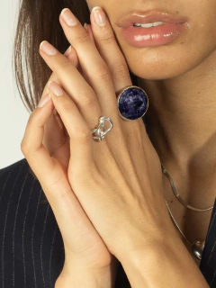 ANILLO SILVER NUDO - AMS