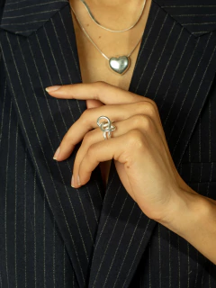 ANILLO SILVER NUDO en internet