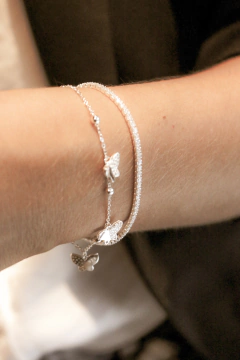 PULSERA BUTTERFLY DOBLE - AMS