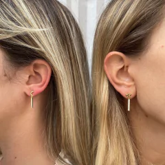 ARO DORADO LUNA Y ESTRELLA