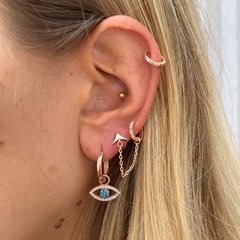 AROS PLATA PINK / OJITO