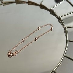 PULSERA CORDON CON BOLITAS - comprar online