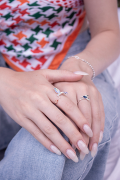 ANILLO PLATA COLIBRÍ - AMS