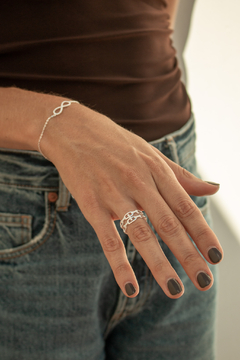 PULSERA PLATA INFINITO en internet