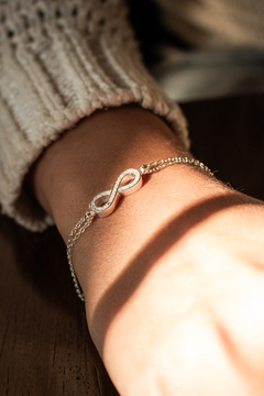 PULSERA INFINITO DOBLE - comprar online