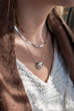 COLLAR CORAZON BOMBE DOBLE en internet