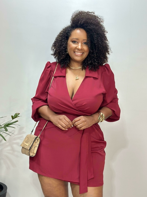 Vestido Transpassar Glam - comprar online