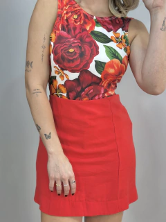 Body Maio Rosas - Nathalia Marques Moda