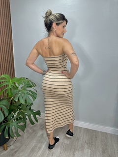 Vestido Bruna Canelado - loja online