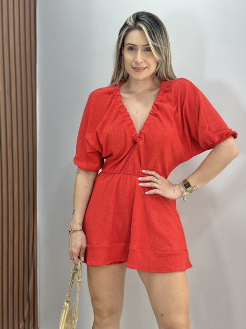 Macaquinho Red Glam - comprar online