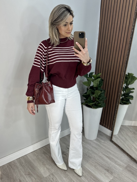 Calça Collor Flare Sarja - comprar online